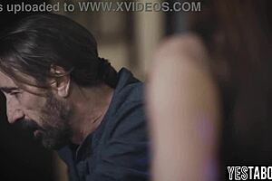 Naughty Latina Stepdaughter Meets and Fucks Big Dick Mature Stepdad