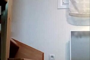 European slave performs blowjob for Mistress Kantalis in humiliating BDSM homemade session.