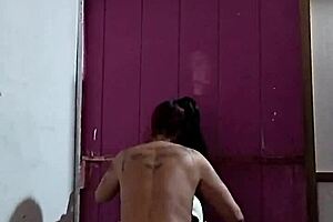 Client Felt Shy Recording for Xvideos and Wore a Mask