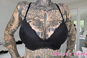 How does this lingerie look? melody radford asks in try on haul