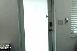 Step mom sucks cock while step daughter gets plowed