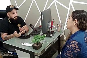 woman gives oral to boss to keep job