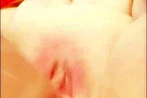 watch this sloppy wet dildo fucking on cell phone!