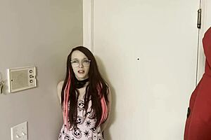 What If Step Dad Catches Step Daughter And Demands Her Ass, Pussy, And Mouth?