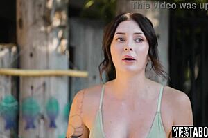 Two handymen rail petite milf wife, making her cheat?