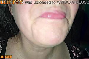 Amateur milf swallows 20 loads of cum - millie fox