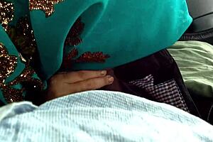 Sexy auntie says, 'Fuck me hard in the car by the highway jungle.'