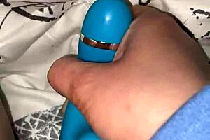 milf fucks her little pussy with dolphin vibrator until orgasm