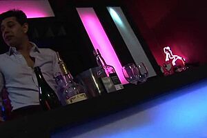 I am Carmel Moore, the stripper, feeling humiliated as the bartender pisses on me.