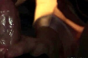 Milf Under The Covers Handjob: She Strokes His Cock Until He Cums Hard