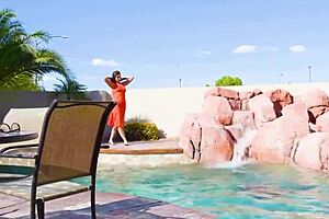 anal by the pool helena price got spermed by rome after sex