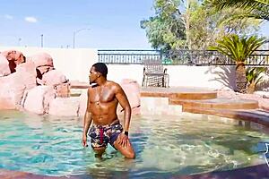 anal by the pool helena price got spermed by rome after sex