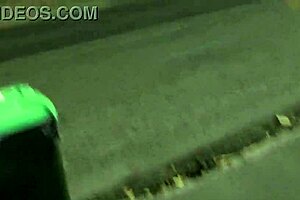 kiwi trashy milf public disgrace pissed on in busy street while taking out the rubbish