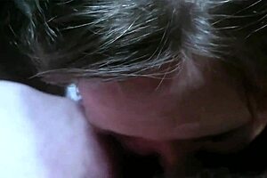 So this perv corners his friend's stepsister for huge tits blowjob and hardcore banging in homemade pov.