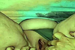 Sexy Wife In Sundress Upskirt.