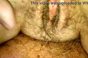 Mature amateur gets hairy pussy licked in POV