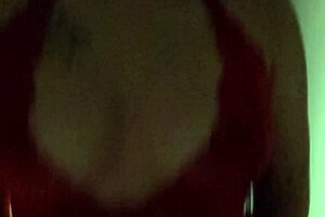 Asian milf bounces on a hard cock, showcasing big bouncing titties in interracial scene