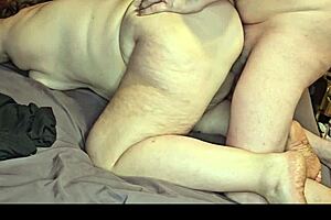 Sex leads to creampie with huge load on ass