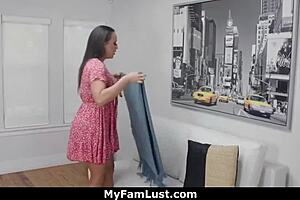 Stedaughter gladly steps in to make the moment even more unforgettable - myfamlust