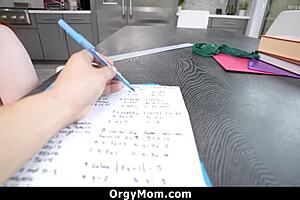 Stepmom's Solution To Stepson's Academic Problems - Orgymom