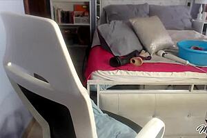 Maxine X feels intense pleasure with huge BBC dildo