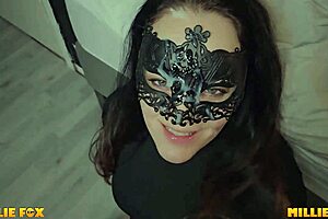 Millie Fox bends over for doggystyle fucking and swallows cum in mega compilation 😋