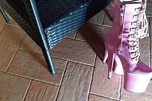 Preview of Beautiful Long Legs and Passion for Pantyhose and High Heels