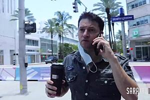 Chesty Cougar Sara Jay's Wet Pussy Pounded After Date