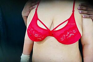 Sexy big boob's aunty romanc'd