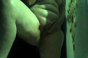 feeling so aroused in the shower, masturbating passionately as a milf, letting the water cascade over my body while touching myself deeply