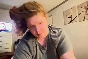 beautiful chubby, 'deep throat big white cock, i cum' sloppy