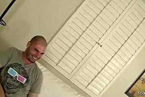 Big tits nympho mature bitch in fishnet seduces big dick boy in sloppy casting fuck.