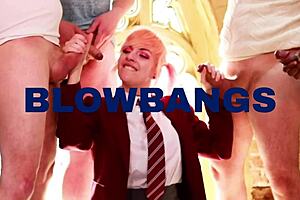 British Blonde's First Fuck With Sugar Daddy – Cum On Tits!