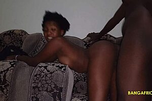 Spicy Ebony Ass With Monster Cock Tit Fuck