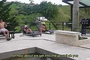 I kiss outdoors with my step-mother's suitor.