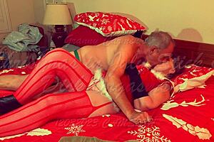 granny carmens christmas in july stick & dick orgasms