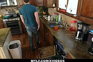 Stepmom Says, 'You've Been So Helpful, Let Me Reward You With A Hard Fuck!'