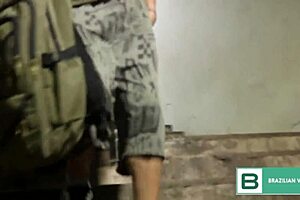 Horny Pussy Exhibition in Tunnel for Drivers