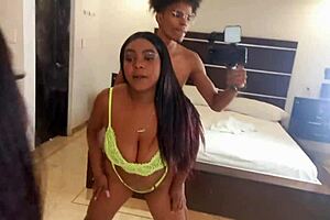 Latina Hermana Fucked Doggystyle by Daddy
