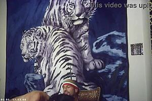 Behind the scenes, glasses cam big breast brunette babe feels the italian pound machine in her first porn video.