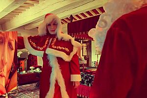 granny carmens christmas in july stick & dick orgasms