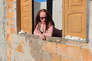 i lick her big ass in lingerie