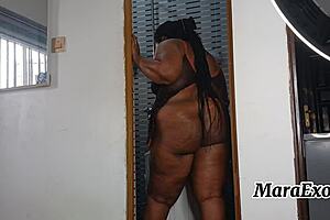 Is Mara Exotic Doing Laundry In Lingerie?