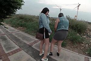 stranger pays for vibrator experience at mall.