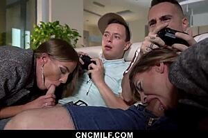 lucky guys got two stepmothers to fuck anytime they want