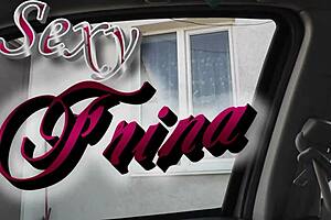 Driver, Oh My! Did You See That Naked Milf In Stockings Without Panties Washing The Window Publicly?