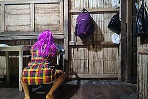 sexy mother-in-law starts hot dance waiting for stepson to fuck her?