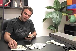 black haired amateur receives facial in her debut sex video