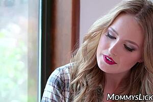 milf fucked by two young babes in lesbian threesome