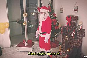 Cheating On Mama Noel With Passionate Christmas Fuck
